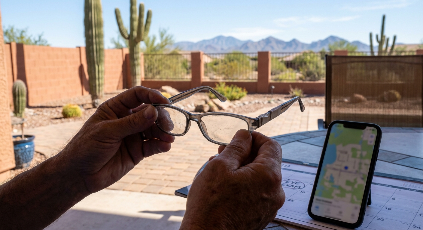 Time to replace your glasses in Surprise: signs and solutions